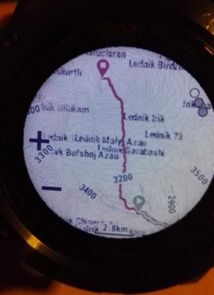 GPS track poti na Elbrus